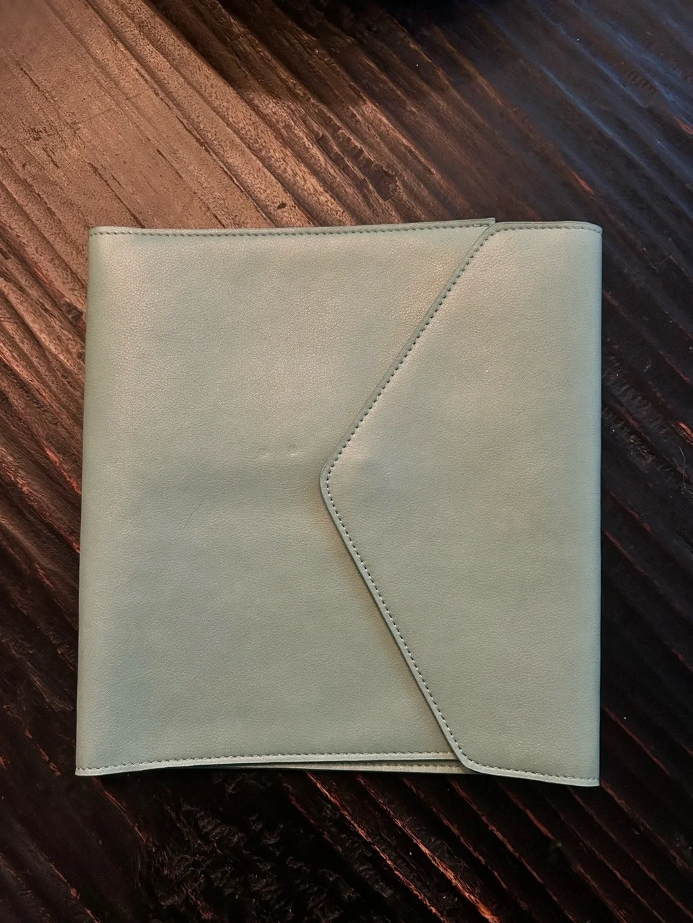 Erin Condren Sage Vegan Leather Folio like new